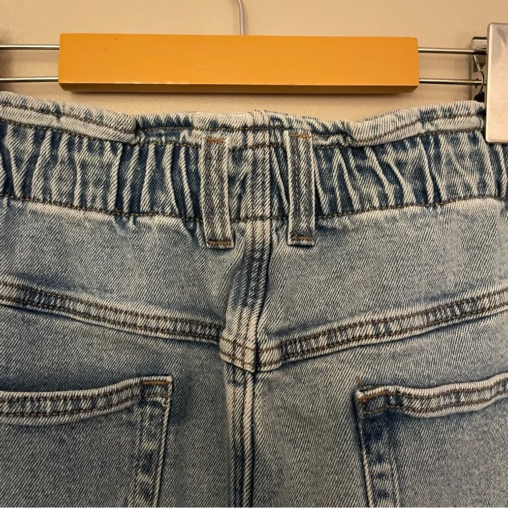 Reitmans Light Blue Denim Mini Skirt Elastic Waist – Size 18/20 Like New - Picture 11 of 16